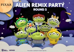 BEAST KINGDOM Toy Story Assotiment Figurines Mini Egg Attack 8 Cm Alien Remix Party Round 3 (8)