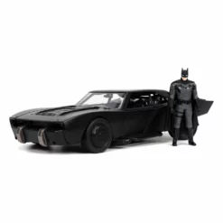 Jada Toys Batman 2022 1/24 Hollywood Rides 2022 Batmobile Métal Avec Figurine