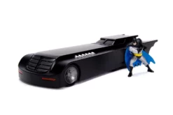 Jada Toys Batman Animated Series 1/24 Batmobile Métal Metals Avec Figurine
