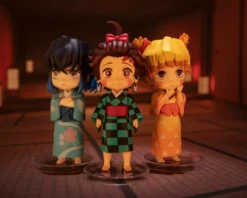 Demon Slayer : Kimetsu No Yaiba Figurines Figuarts Mini Entertainment District Arc Set (sumiko, Zenko, Inoko) 9 Cm