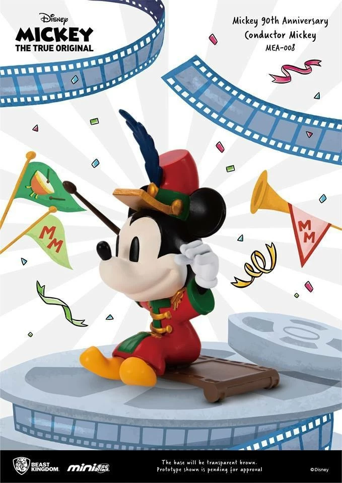 BEAST KINGDOM Disney Mickey - Figurine Mini Egg Attack - Conductor Mickey - 9cm 4 BEAST KINGDOM Disney Mickey - Figurine Mini Egg Attack - Conductor Mickey - 9cm – Image 2