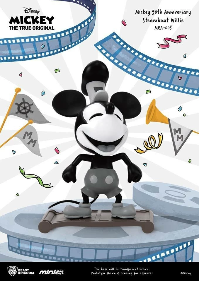 BEAST KINGDOM Disney Mickey - Figurine Mini Egg Attack - Steamboat Willie - 9cm 4 BEAST KINGDOM Disney Mickey - Figurine Mini Egg Attack - Steamboat Willie - 9cm â Image 2