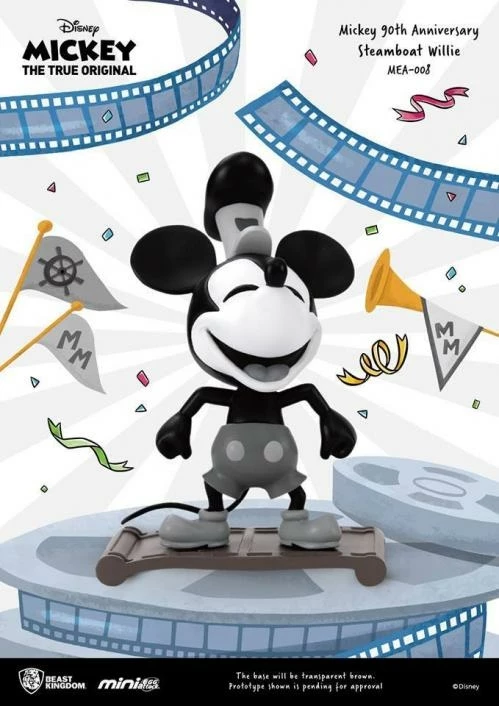 BEAST KINGDOM Disney Mickey - Figurine Mini Egg Attack - Steamboat Willie - 9cm 3 BEAST KINGDOM Disney Mickey - Figurine Mini Egg Attack - Steamboat Willie - 9cm