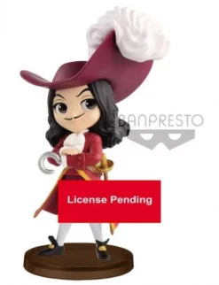 BANPRESTO Disney - Q Posket Mini Girls Villains - Captain Hook - 7cm