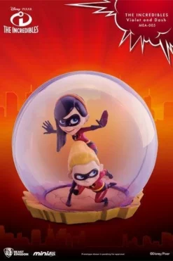 BEAST KINGDOM Disney The Incredibles - Fig Mini Egg Attack - Violet & Dash - 8cm