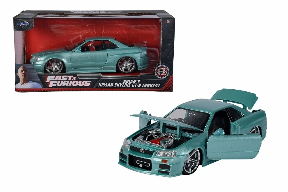 Fast & Furious - 2002 Nissan Skyline- 1:24 3 Fast & Furious - 2002 Nissan Skyline- 1:24