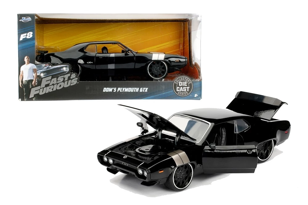 Fast & Furious - Ff8 1972 Plymouth Gtx - 1:24 3 Fast & Furious - Ff8 1972 Plymouth Gtx - 1:24