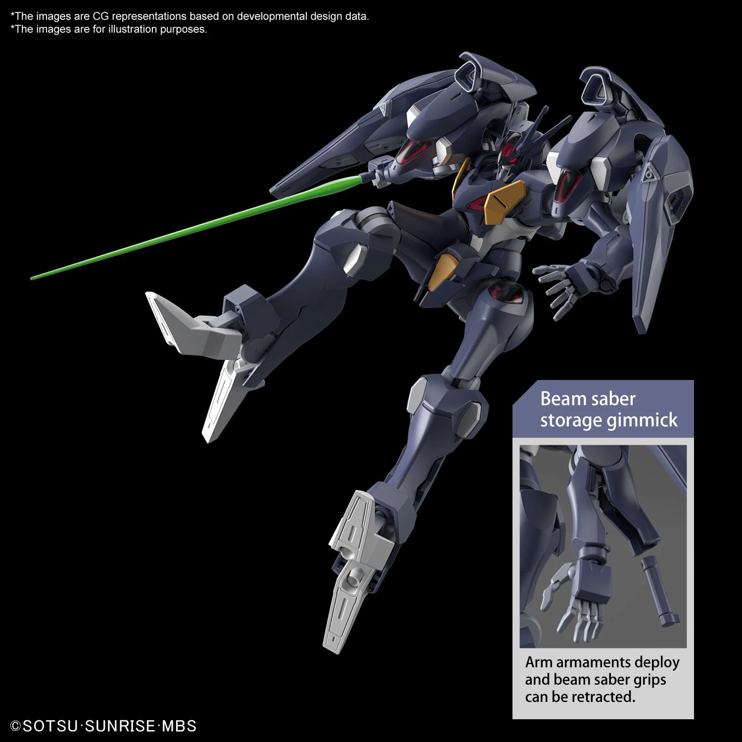 Gundam - Hg 1/144 Gundam Pharact - Model Kit 6 Gundam - Hg 1/144 Gundam Pharact - Model Kit – Image 4