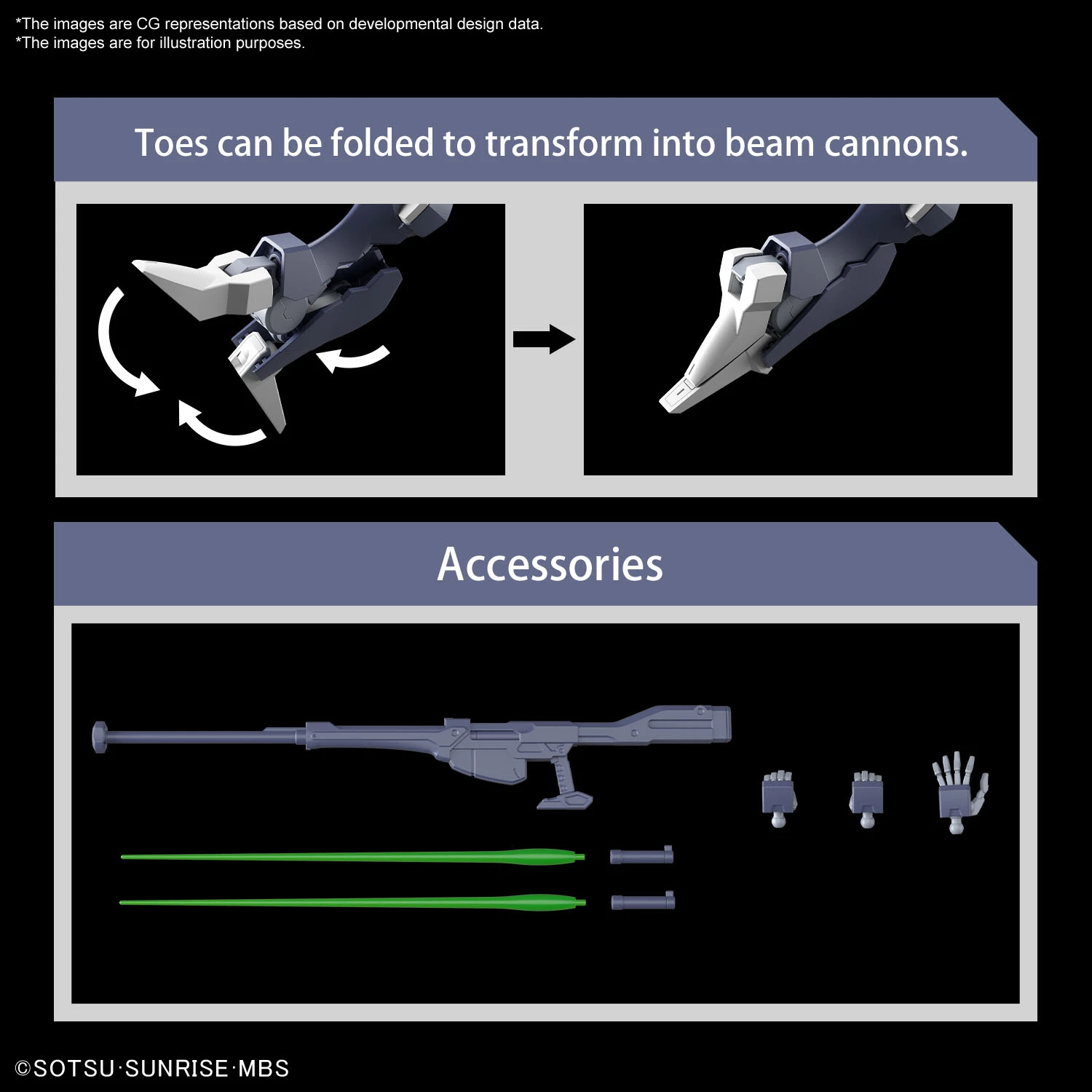 Gundam - Hg 1/144 Gundam Pharact - Model Kit 8 Gundam - Hg 1/144 Gundam Pharact - Model Kit – Image 6