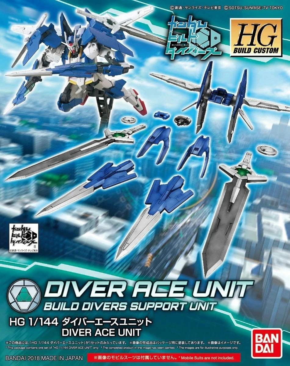 Gundam - Hgbc 1/144 Diver Ace Unit - Model Kit 4 Gundam - Hgbc 1/144 Diver Ace Unit - Model Kit – Image 2