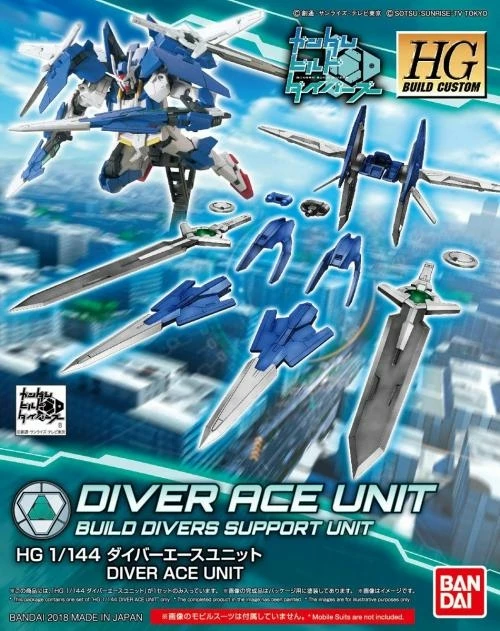 Gundam - Hgbc 1/144 Diver Ace Unit - Model Kit 3 Gundam - Hgbc 1/144 Diver Ace Unit - Model Kit