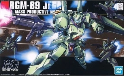 Gundam - Hguc 1/144 Rgm-89 Jegan - Model Kit 3 Gundam - Hguc 1/144 Rgm-89 Jegan - Model Kit