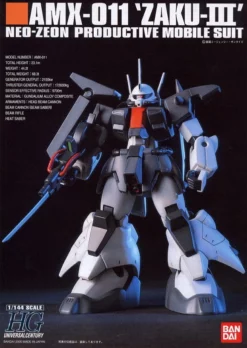 Bandai Gundam - Hguc Amx-011 Zaku Iii 1/144 - Model Kit -REFERENCE GAMING Soldes gundam hguc amx 011 zaku iii 1144 model kit 5e9cd48870bd5