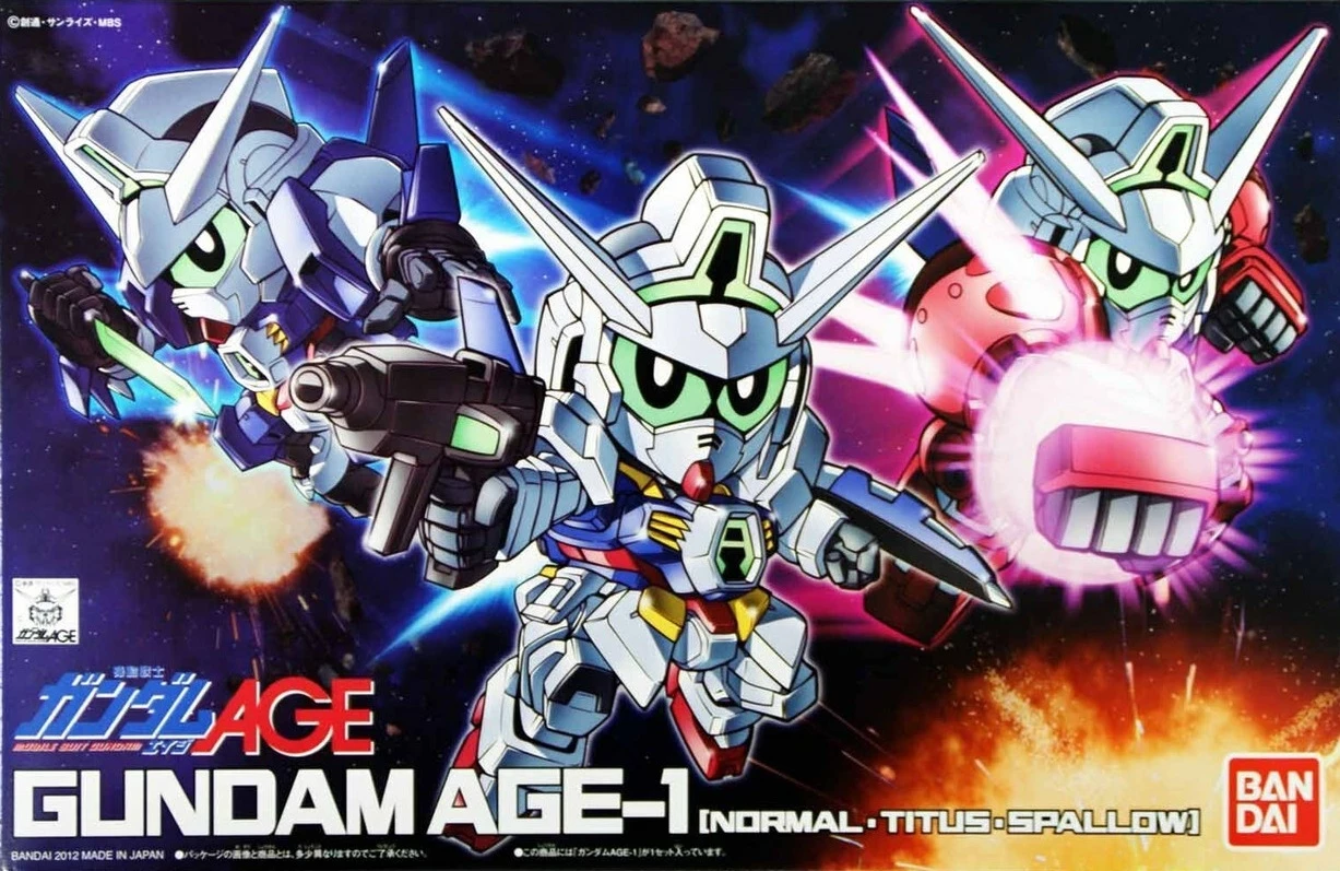 Gundam - Sd Gundam Bb Senshi Gundam Age-1 - Model Kit 3 Gundam - Sd Gundam Bb Senshi Gundam Age-1 - Model Kit