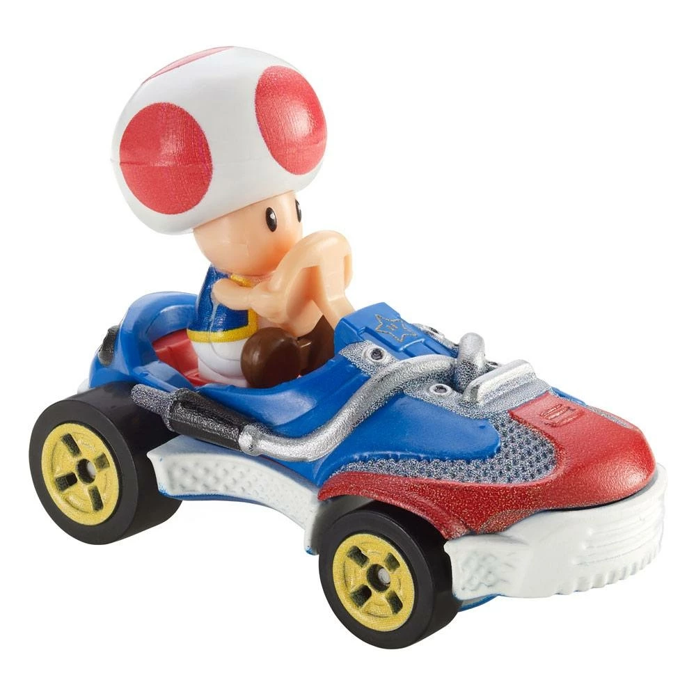 MATTEL Mario Kart Hot Wheels Véhicule Métal 1/64 Toad (sneeker) 8 Cm 3 MATTEL Mario Kart Hot Wheels Véhicule Métal 1/64 Toad (sneeker) 8 Cm