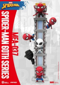 BEAST KINGDOM Marvel Assotiment Figurines Mini Egg Attack 8 Cm Spider-man 60th Anniversary (6)