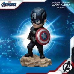 BEAST KINGDOM Marvel - Figurine Avenger Captain America - Mini Egg Attack - 10cm