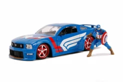 Jada Toys Marvel Hollywood Rides 1/24 2006 Ford Mustang Gt Métal