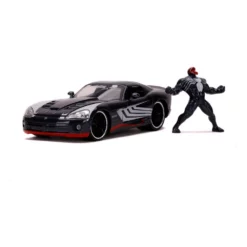 Jada Toys Marvel Spider-man 1/24 Hollywood Rides 2008 Dodge Viper Srt10 Métal Avec Figurine