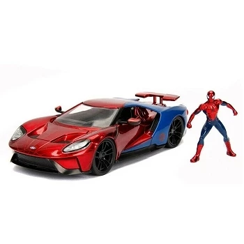 Jada Toys Mini Ford Mustang Gt 2006 + Figurine Spider-man 3 Jada Toys Mini Ford Mustang Gt 2006 + Figurine Spider-man