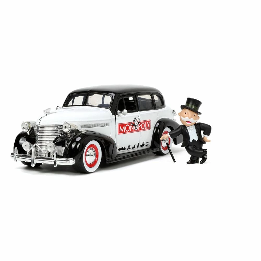 Jada Toys Monopoly 1/24 Hollywood Rides 1939 Chevrolet Master Deluxe Avec Monopoly Figurine 3 Jada Toys Monopoly 1/24 Hollywood Rides 1939 Chevrolet Master Deluxe Avec Monopoly Figurine