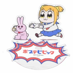 GOOD SMILE COMPANY Pop Team Epic Figurine Acrylique Goodsmile Moment Acrylic Stand Rocking Popuko & Rabbit 10 Cm