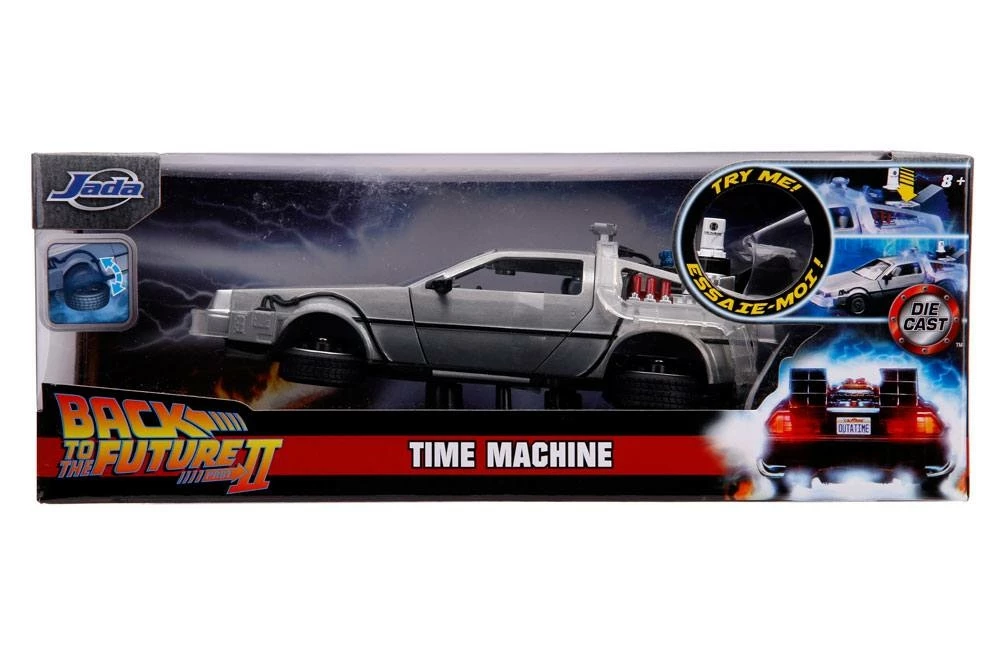 Jada Toys Retour Vers Le Futur Ii Delorean Time Machine 1/24 Métal Hollywood Rides 7 Jada Toys Retour Vers Le Futur Ii Delorean Time Machine 1/24 Métal Hollywood Rides – Image 5