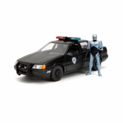 Jada Toys Robocop 1/24 Hollywood Rides 1986 Ford Taurus Avec Robocop Figurine