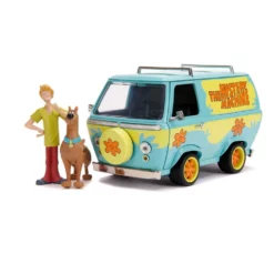 Jada Toys Scooby Doo 1/24 Hollywood Rides Mystery Van Métal Avec Figurines