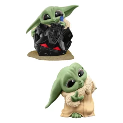 Hasbro Star Wars Bounty Collection Pack 2 Figurines Grogu Helmet Hijinks & Peek-a-boo 6 Cm