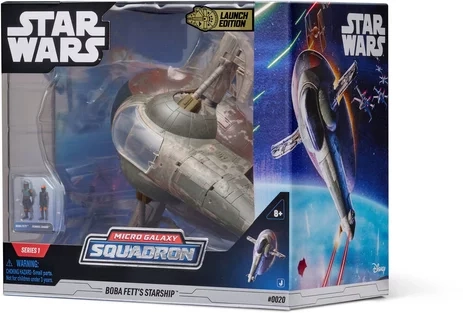 JAZWARES Star Wars Micro Galaxy Squadron Véhicule Avec Figurines Boba Fett`s Ship 20 Cm 4 JAZWARES Star Wars Micro Galaxy Squadron Véhicule Avec Figurines Boba Fett`s Ship 20 Cm – Image 2