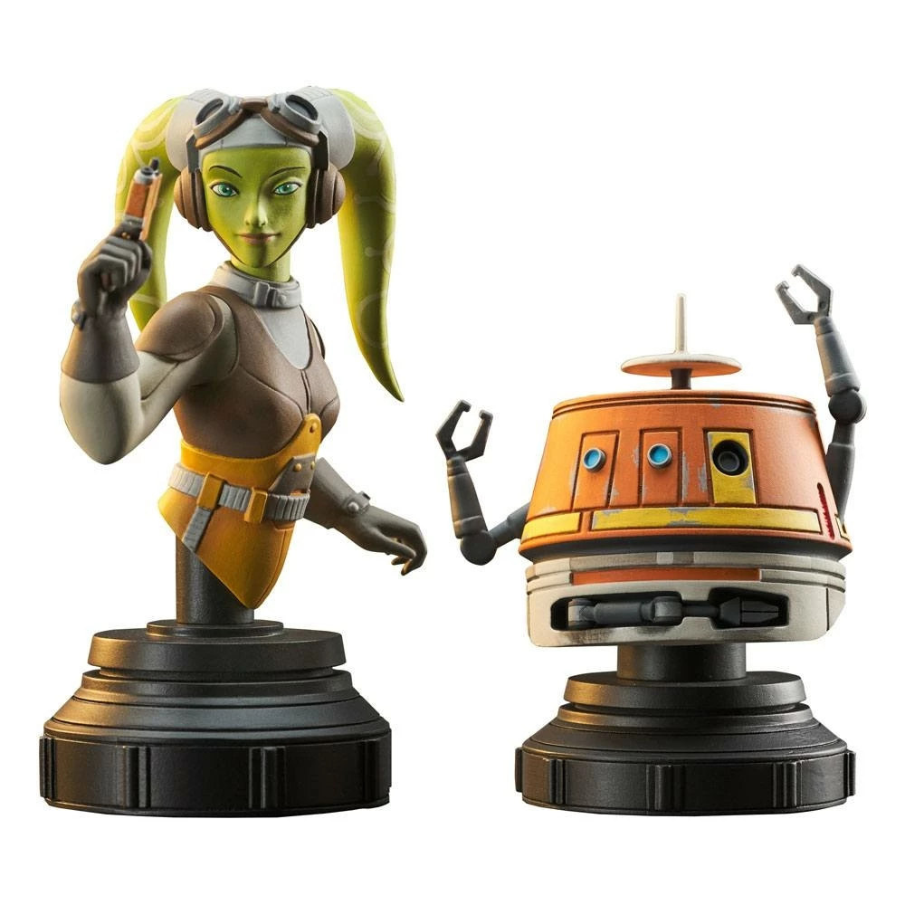 Star Wars Rebels Pack 2 Bustes Hera & Chopper 15 Cm 3 Star Wars Rebels Pack 2 Bustes Hera & Chopper 15 Cm