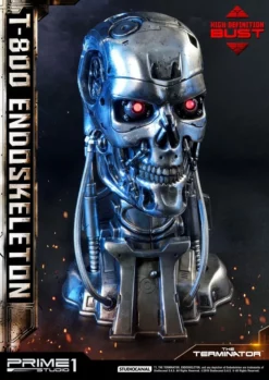 Terminator Buste High Definition 1/2 T-800 Endoskeleton Head 22 Cm