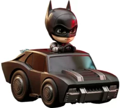 Hot Toys The Batman Figurine Et Véhicule Cosbaby Batman & Batmobile 12 Cm