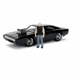 Jada Toys The Fast And Furious Hollywood Rides 1/24 1970 Dodge Charger Avec Dom Toretto Figurine