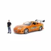 Jada Toys The Fast And Furious Hollywood Rides 1/24 1995 Toyota Supra Avec Brian O'connor Figurine -REFERENCE GAMING Soldes the fast and furious hollywood rides 124 1995 toyota supra avec brian o connor figurine