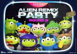 BEAST KINGDOM Toy Story Assotiment Figurines Mini Egg Attack 8 Cm Alien Remix Party Round 2 (8)