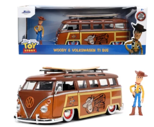 Toy Story - Woody & Volkswagen Ti Bus - 1:24 2 Toy Story - Woody & Volkswagen Ti Bus - 1:24 -REFERENCE GAMING Soldes toy story woody volkswagen ti bus 124
