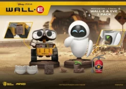 BEAST KINGDOM Wall-e Pack 2 Figurines Mini Egg Attack Wall-e Series Wall-e & Eve 8 Cm
