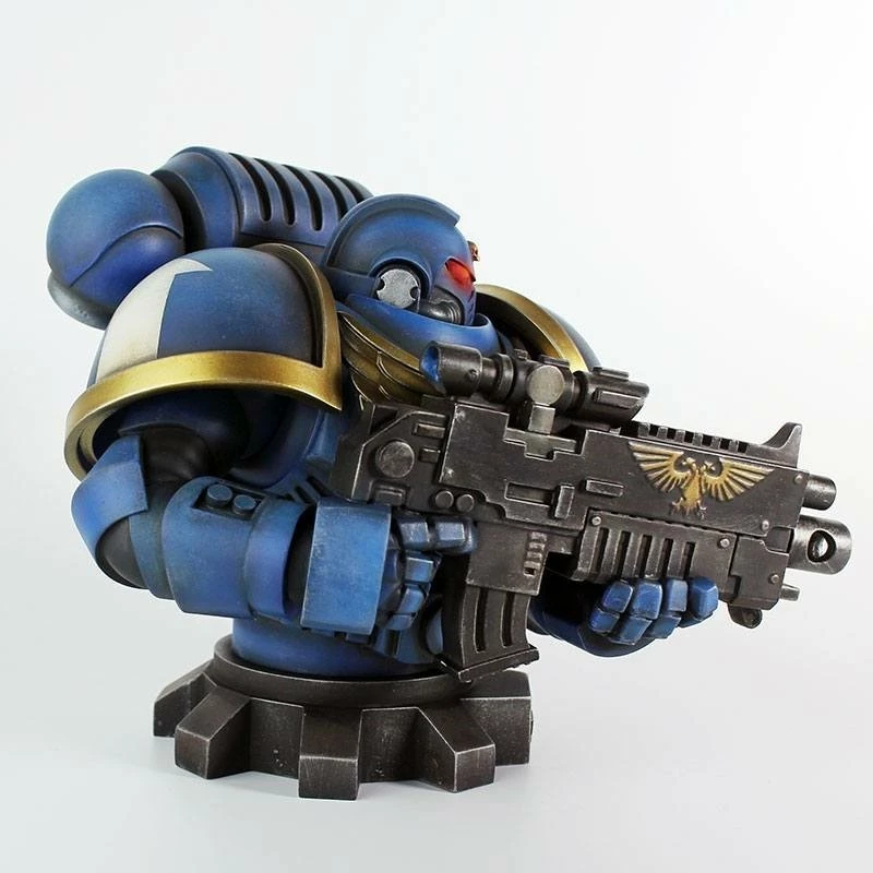 Warhammer 40k - Buste - Ultra Marine Primaris - 16cm 5 Warhammer 40k - Buste - Ultra Marine Primaris - 16cm – Image 3