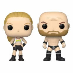 FUNKO Wwe Pack 2 Pop! Vinyl Figurines Rousey/triple H 9 Cm