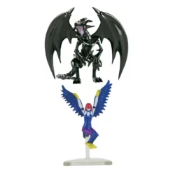 Yu-gi-oh! Pack 2 Figurines Red-eyes Black Dragon & Harpie Lady 10 Cm